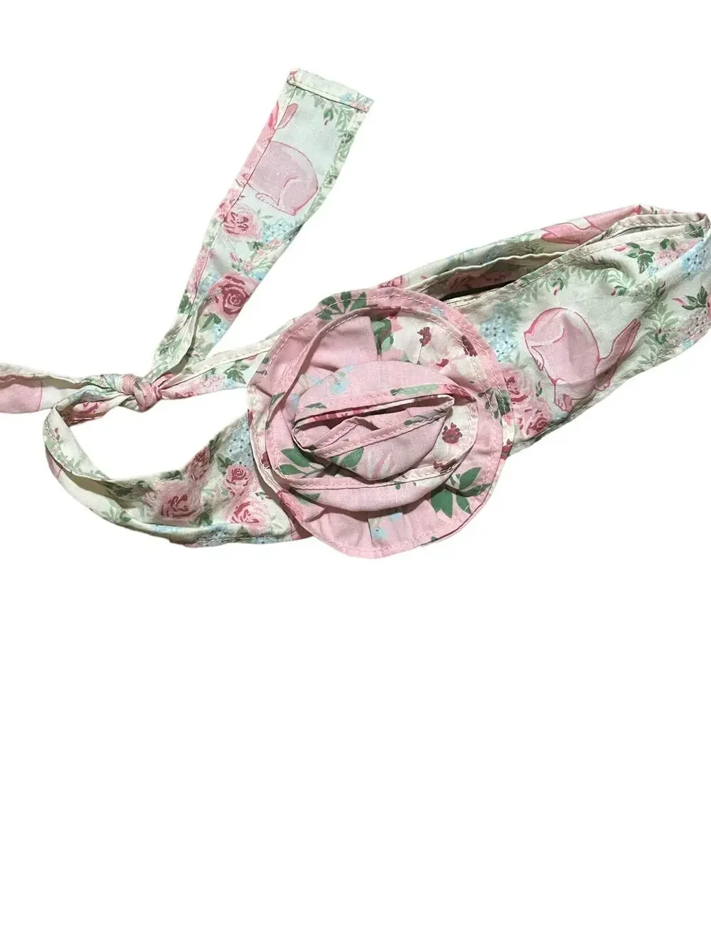 Matilda Jane Pink Floral Bunny Headband